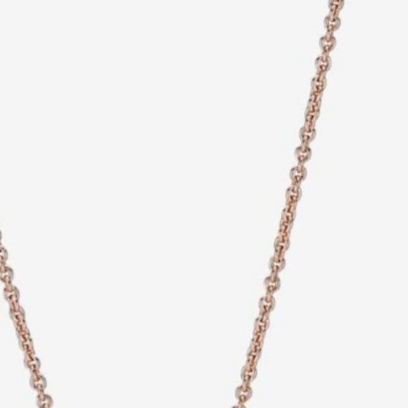 Pandora Rose Coloured Sterling Silver Pendant and Chain - Picture 2 of 3